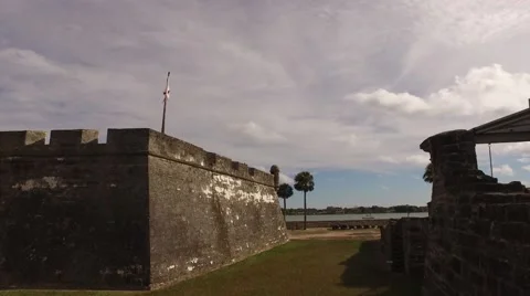 Florida StAugustine Castillo DeSan Marcos 17 Stock Footage 61220062