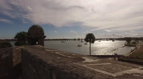 Florida StAugustine Castillo DeSan Marcos 02 Stock Footage 61220075