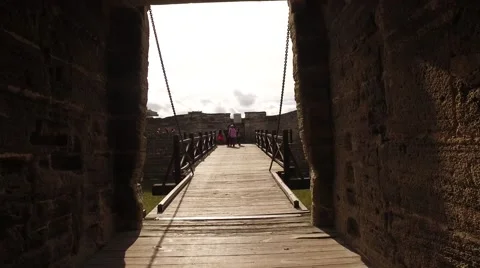 Florida StAugustine Castillo DeSan Marcos 16 Stock Footage 61220455