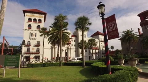Florida StAugustine LightnerMuseum 01 Stock Footage 61219602