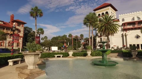 Florida StAugustine LightnerMuseum 02 Stock Footage 61219868