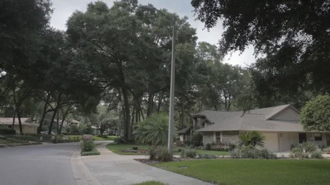 Florida Suburb Stock Footage 97227696