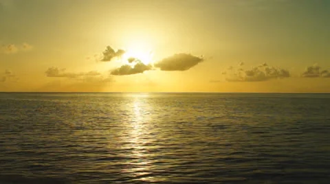Florida Sunrise Ocean Stock Footage 26356268