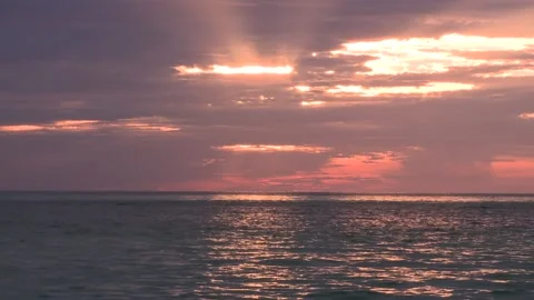 Florida Sunset Stock Footage 147683057