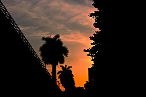 Florida Sunset Stock Photos