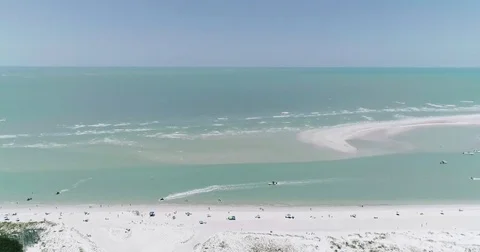 Florida Tierra Verde Pinellas County Fort de Soto Park St. Petersburg beach Stock Footage 77010878
