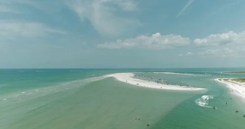 Florida Tierra Verde Pinellas County Fort de Soto Park St. Petersburg beach Stock Footage 93349080