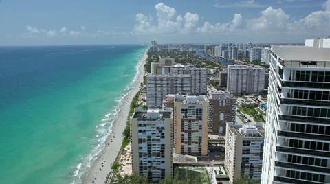 Florida tropical coast beach #3 Stock Footage 34014640