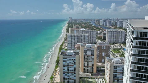 Florida tropical coast beach #4 Stock Footage 34012004