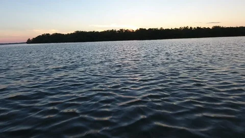 Florida water and sunset Video stock 107746284