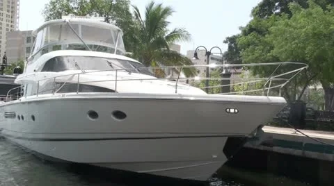 Florida Yacht Stock Footage 12454248