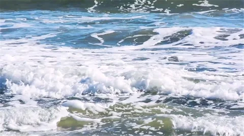 Florida_Sea_Waves_Daytime_02CUsvv Stock Footage 46505980