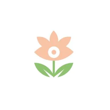 Florist logo Stock-Illustration