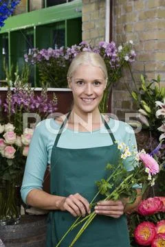 A florist Stock Photos