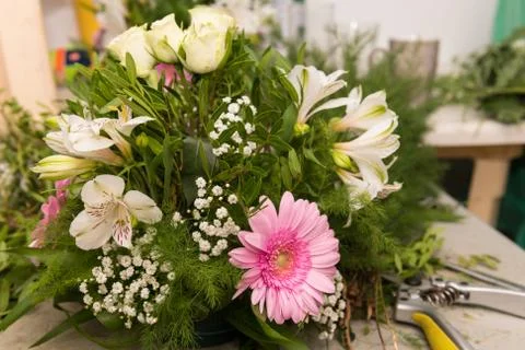 Florist Waste Stock Photos