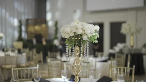 Floristic decorations at the wedding. Stock-Footage 305293094
