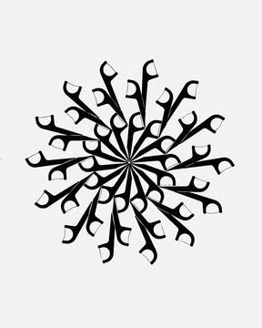 Floss Art Pattern Foto stock