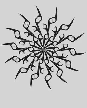 Floss Art Pattern Foto stock