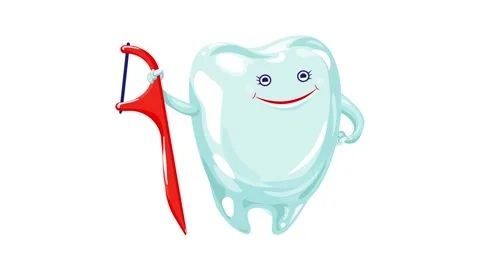 Floss stick icon animation Stock Footage 152556755