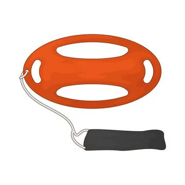 Flotation device illustration 스톡 일러스트