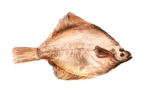 Flounder Stock Illustration