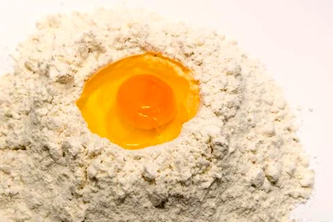 Flour and egg Stock Photos