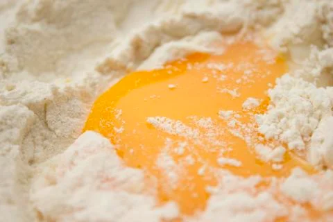 Flour and egg Stock Photos