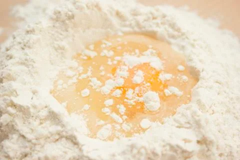 Flour and egg Stock Photos