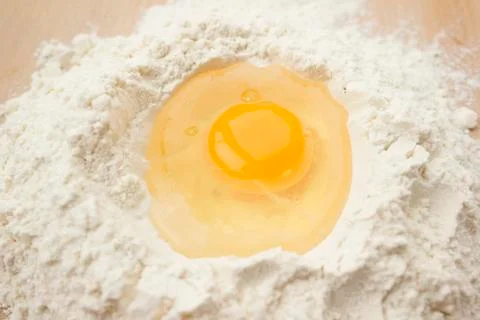 Flour and egg Stock Photos