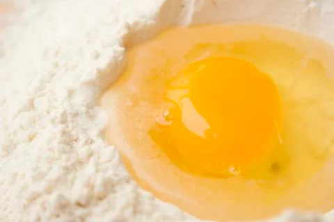 Flour and egg Stock Photos