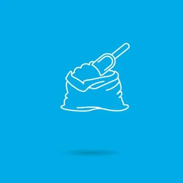 Flour bag Stock Illustration