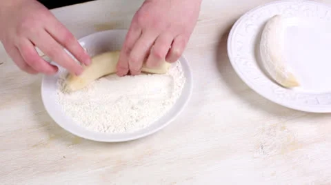 Flour banana Stock Footage 23424442
