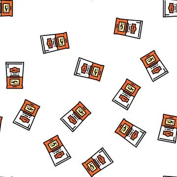 Flour barley vector seamless pattern イラスト素材