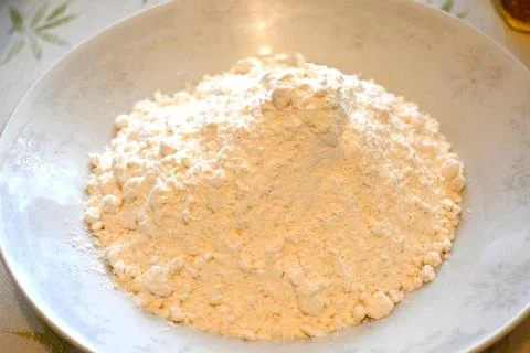 Flour in a bowl Photos