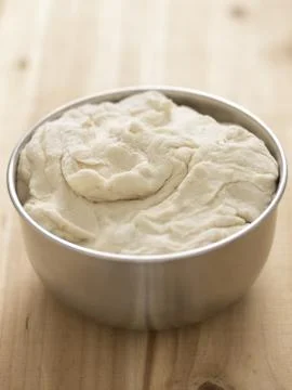 Flour dough Stock Photos
