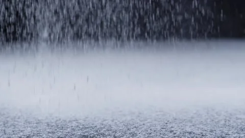 Flour dropping slow-motion. Process of pastry creation Stock Footage 165116490