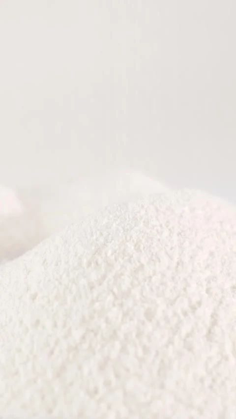 Flour Dust in Air  Vertical Baking Scene in Slow Motion Video stock 312158614