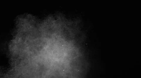 Flour explosion HD Video stock 63352498
