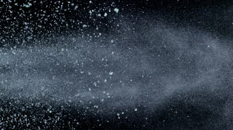 Flour explosion, Slow Motion Stock Footage 12505748