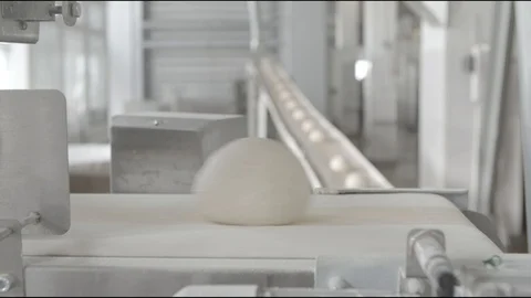 Flour factory, flour sweets, bread, pie, biscuits Stock Footage 114417699