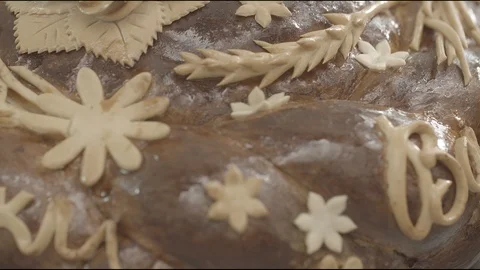 Flour factory, flour sweets, bread, pie, biscuits Stock Footage 114417818