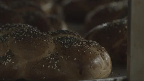 Flour factory, flour sweets, bread, pie, biscuits Stock Footage 114417909