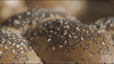 Flour factory, flour sweets, bread, pie, biscuits Stock Footage 114417972