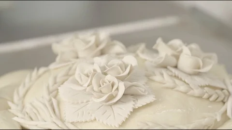 Flour factory, flour sweets, bread, pie, biscuits Stock Footage 114418148
