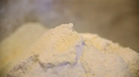 Flour hill close up Video stock 67878912
