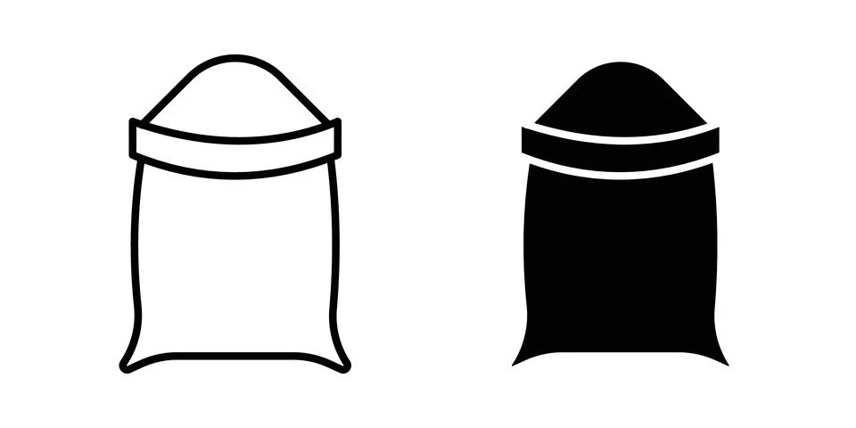 Flour icon vector editable eps10 Stock Illustration