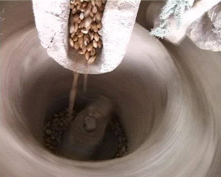 Flour mill of stone Video stock 574975