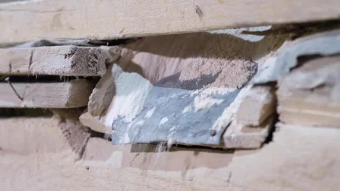 Flour milled in the mill Stock Footage 294070983