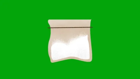 Flour Packaging Animation Showcase Stock Footage 340463527