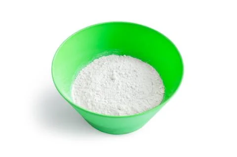 Flour on the plate Stock Photos
